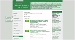 Desktop Screenshot of ceramic-science.com
