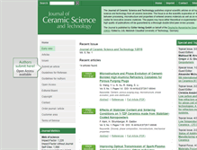 Tablet Screenshot of ceramic-science.com